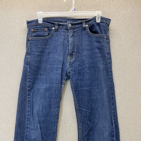 Levi's 505 Jeans Men's 36x34 Regular Fit Straight Leg - Picture 8 of 14